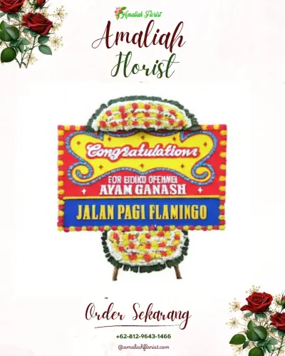 Bunga Papan Congratulation di Maniis